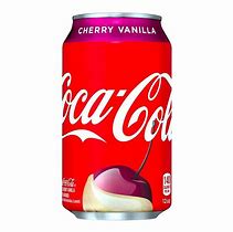 pack de 24 canettes coca cola  cherry-vanille américain 0.33cl